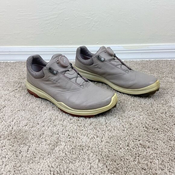 Ecco Shoes - Ecco Biom Hybrid 3 BOA Leather Spikeless Golf Shoes